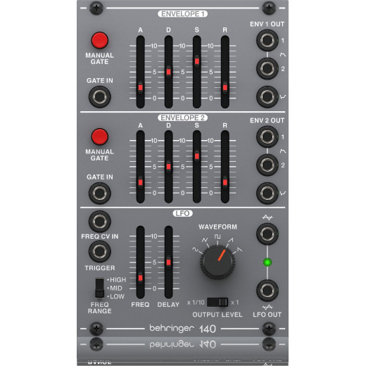 BEHRINGER 140 DUAL ENVELOPE/LFO аналоговые синтезаторы