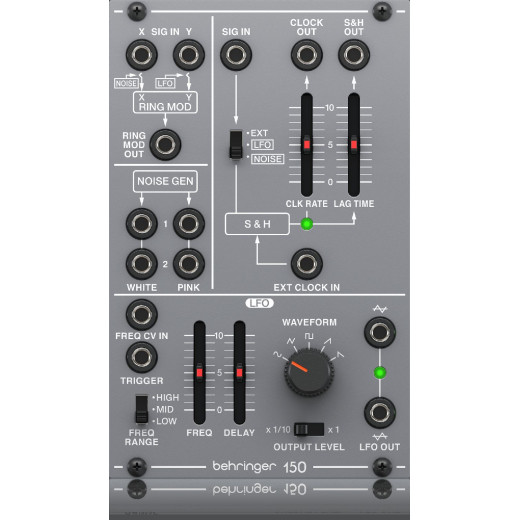 BEHRINGER 150 RING MOD/NOISE/S&H/LFO аналоговые синтезаторы