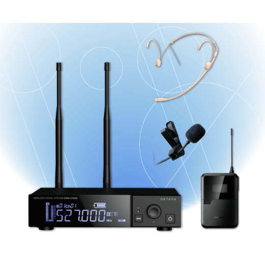 Октава OWS-U1200D01L02-B радиосистема петличная