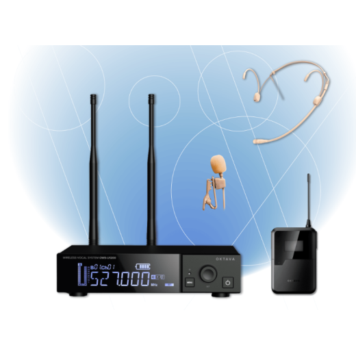 Октава OWS-U1200D01L02B-B радиосистема петличная