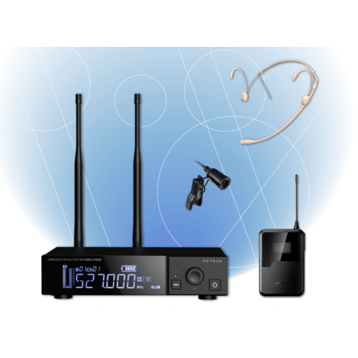 Октава OWS-U1200D01L03-B радиосистема петличная
