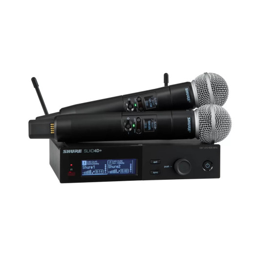 SHURE SLXD24D+E/58-G65 С 2-мя микрофонами