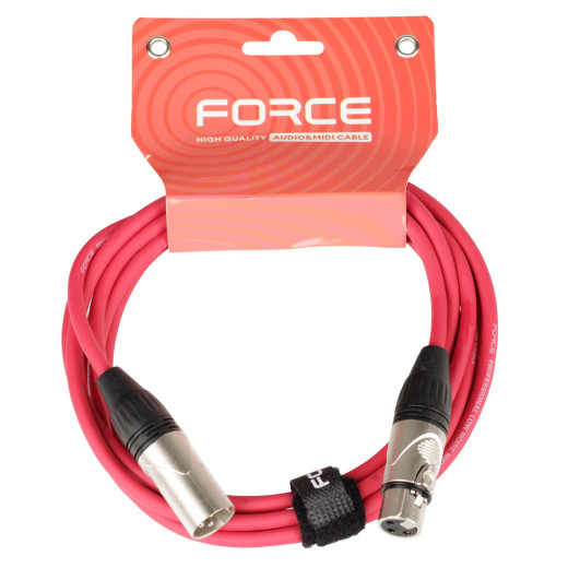 FORCE FMC-05/3 RD шнур XLR-XLR