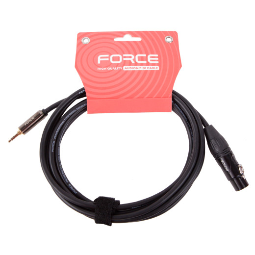 FORCE FLC-06/3 mini JACK-XLR