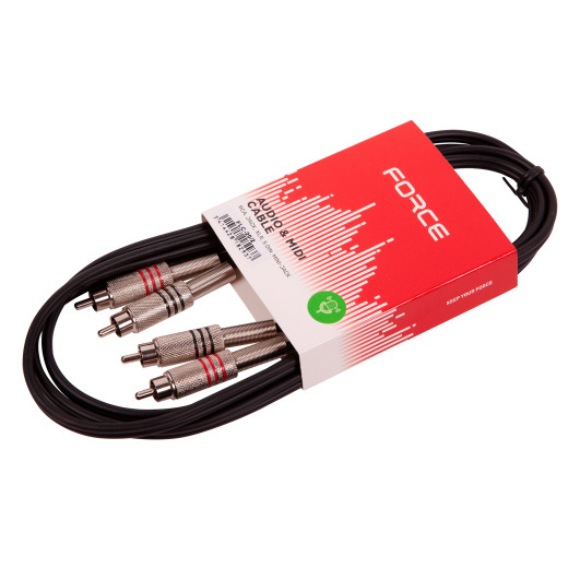 FORCE FLC-20/2 шнур RCA-RCA