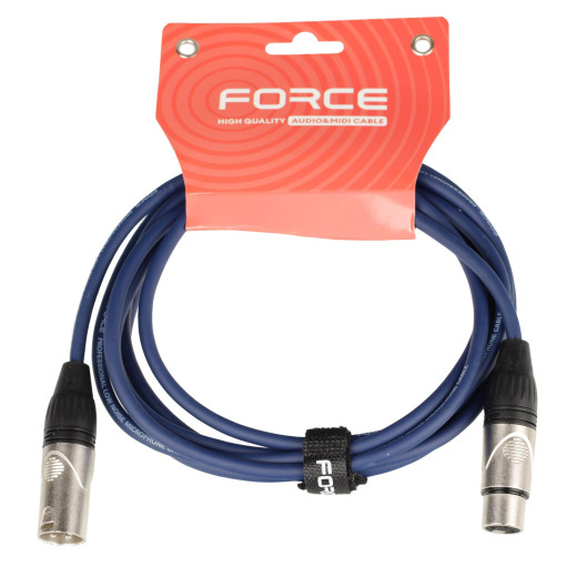 FORCE FMC-05/3 BL шнур XLR-XLR