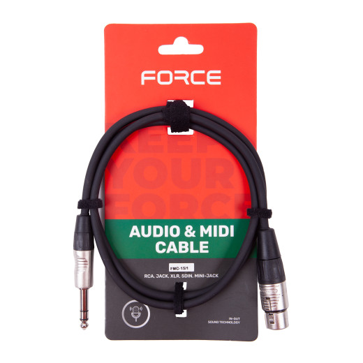 FORCE FMC-15/1 шнур JACK-XLR