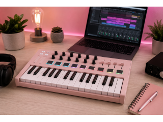 Arturia MiniLab 3 Rose Quartz: стиль и вдохновение для создания музыки