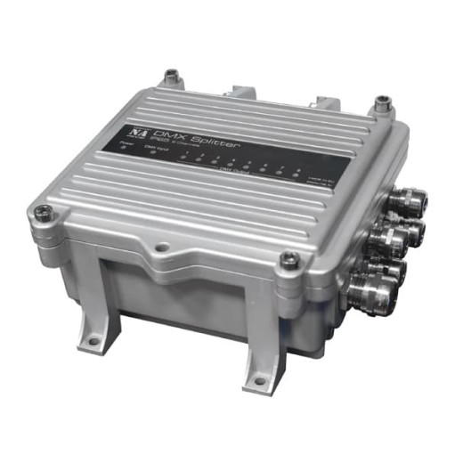 Ди-бокс, дистрибьютор, сплиттер NA Company DMX Splitter 8 IP65 (4 IN, 8 OUT) 