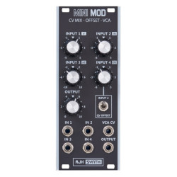 AJH SYNTH MiniMod CV Mix-Offset-VCA black