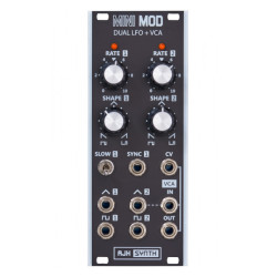 AJH SYNTH MiniMod Dual LFO + VCA black