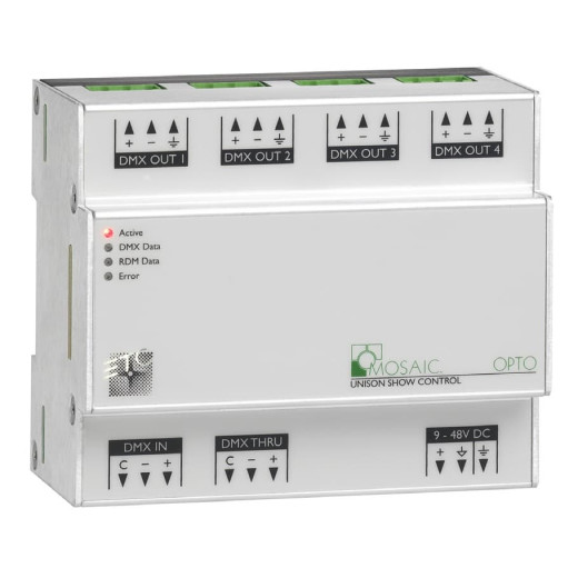 Ди-бокс, дистрибьютор, сплиттер ETC Mosaic Four-port DMX/RDM Opto-Splitter 