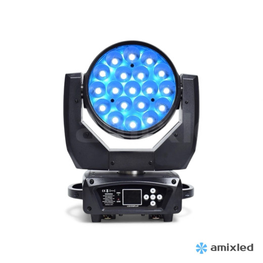 Вращающиеся головы LED типа WASH Amixled 19x15 WASH MAC AURA ER