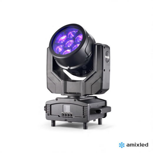 Вращающиеся головы LED типа WASH Amixled 7x40 WASH B-EYE IP65