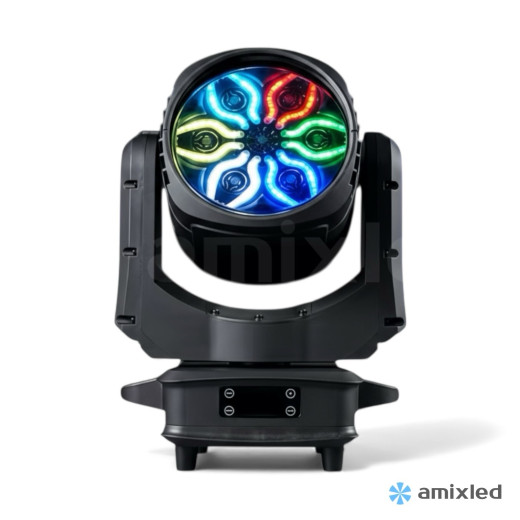 Вращающиеся головы LED типа WASH Amixled AURA 7x60 XIP