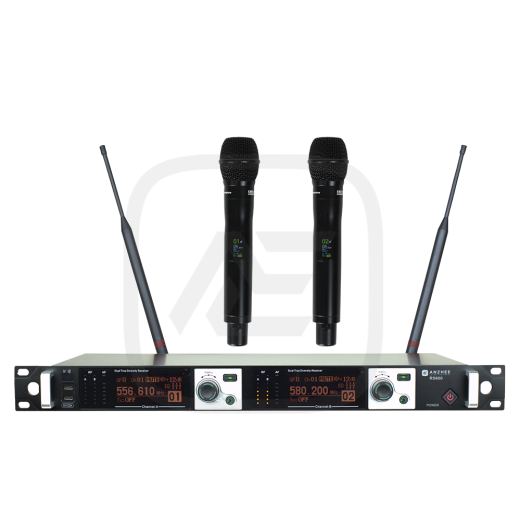 С 2-мя микрофонами Anzhee RS600 dual HH