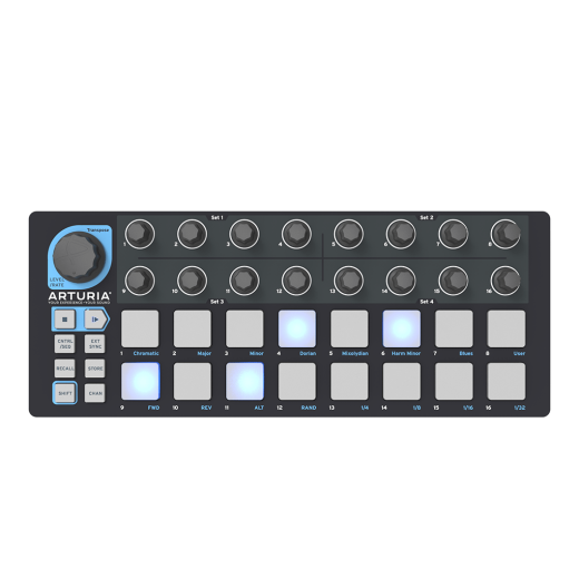 ARTURIA BeatStep Black Edition контроллер и интерфейс