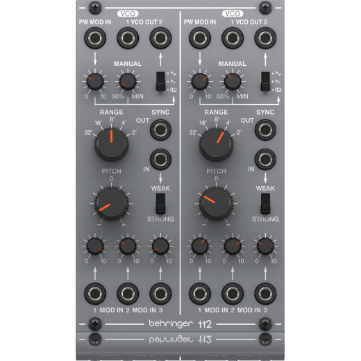 Синтезаторы для электронной музыки BEHRINGER 112 DUAL VCO