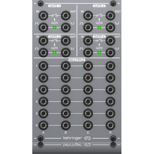 Синтезаторы для электронной музыки BEHRINGER 173 QUAD GATE/MULTIPLES