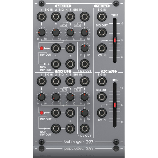 Синтезаторы для электронной музыки BEHRINGER 297 DUAL PORTAMENTO/CV UTILITIES