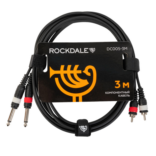 Шнуры JACK-RCA ROCKDALE DC005-3M