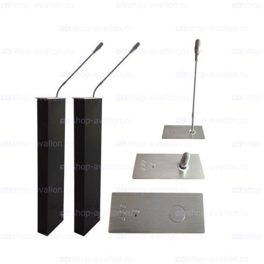 Настольный (гусиная шея), модульный конференционный DSS DBML-4