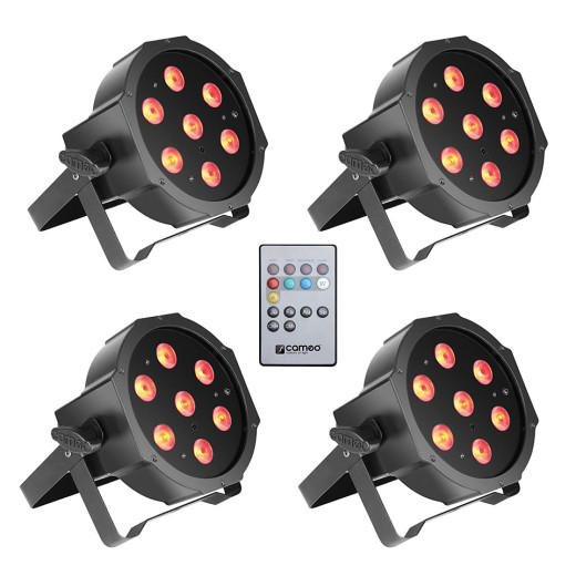 Прожекторы LED PAR CAMEO FLAT PAR TRI 3W IR SET