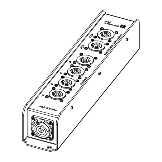 Адаптер переменного тока D&B AUDIOTECHNIK Z5347.001