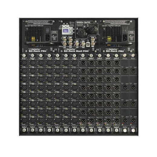 Цифровые микшерные пульты  DIGICO SD-RACK, OPTICALCON OPTICS