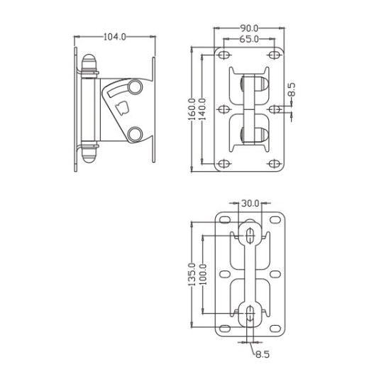 Крепления FDB WB4-WH