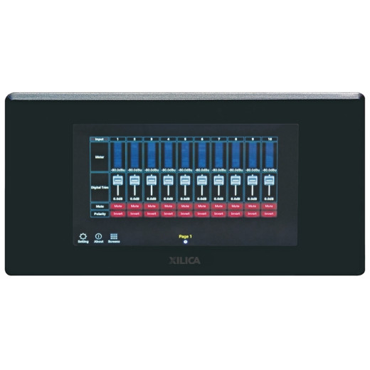 Контроллер акустических систем Xilica Touch SM7 MkII-Blk