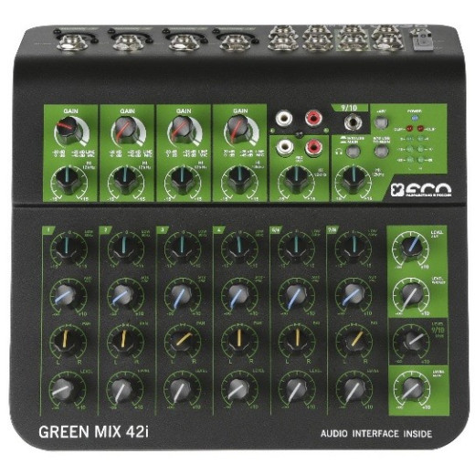 Аналоговый микшер ECO GREEN MIX 42i 