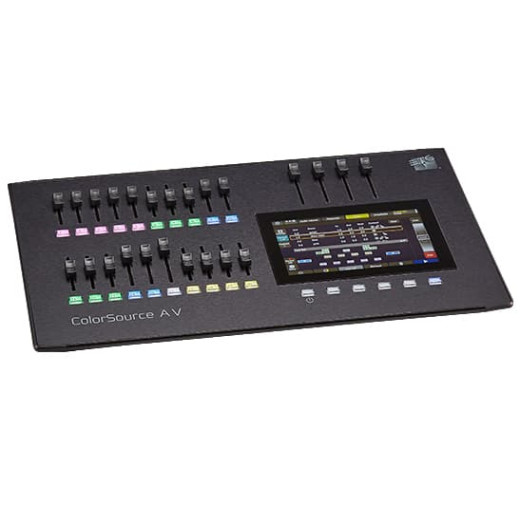 Световый пульт, контроллер DMX ETC ColorSource 20 AV Control Desk;20 Faders, 40 Channels or Devices, network, audio, and video feature 