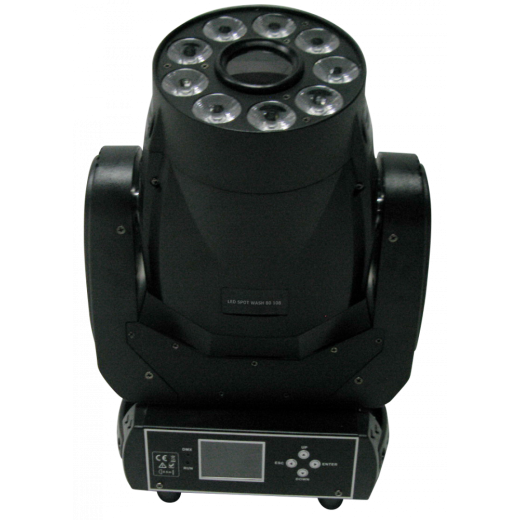 Вращающиеся головы LED типа WASH EURO DJ LED SPOT/WASH 80/108
