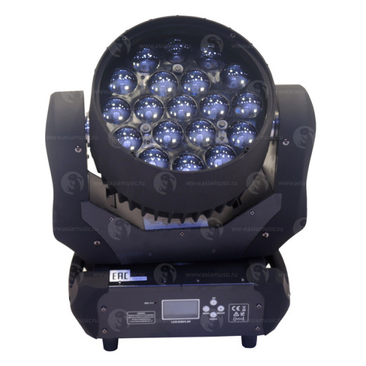 Вращающиеся головы LED типа WASH EURO DJ LED ZOOM 1915 II