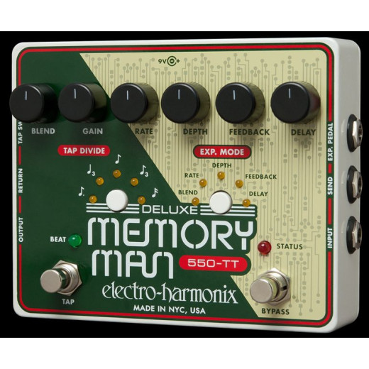 Delay Electro-Harmonix Deluxe Memory Man Tap Tempo 550-T
