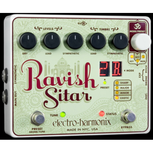 Педаль эффектов  Electro-Harmonix Ravish Sitar