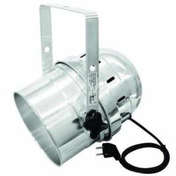 EUROLITE LED PAR-64 RGB 36X1W SHORT SIVER