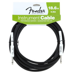 FENDER 18.6 INSTRUMENT CABLE BLACK