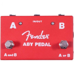 FENDER 2-SWITCH ABY PEDAL, RED