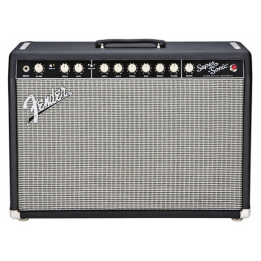 12 дюймов FENDER SUPER-SONIC 22 COMBO, BLACK, 230V EUR
