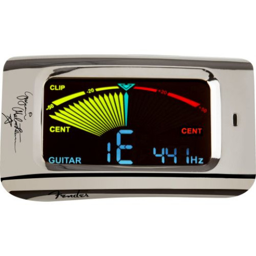 Тюнер и метроном FENDER YNGWIE MALMSTEEN CLIP-ON TUNER, CHROME