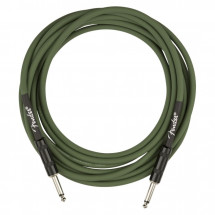 FENDER Strummer Pro 13' Instrument Cable Drab Green