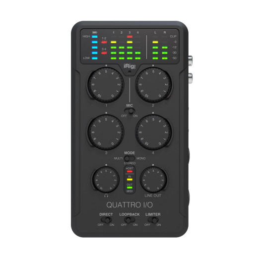 IK MULTIMEDIA iRig Pro Quattro I/O звуковые карты и интерфейсы