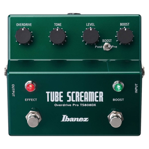 Педали эффектов Fuzz, Overdrive IBANEZ TS808DX TUBESCREAMER OVERDRIVE PRO