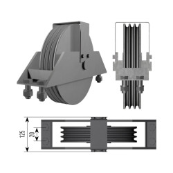 IMLIGHT БЛОК D 300 ММ ТРЕХРУЧЬЕВОЙ ТОЧЕНЫЙ