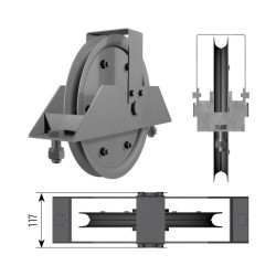 IMLIGHT БЛОК D 300 ММ ТЯГОВЫЙ