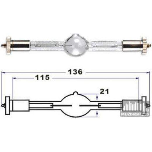 Газоразрядная лампа INVOLIGHT HMQ400G