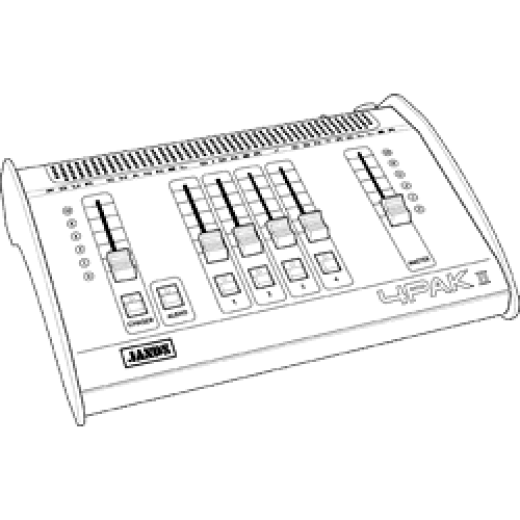 Световый пульт, контроллер DMX JANDS 4 Pack II