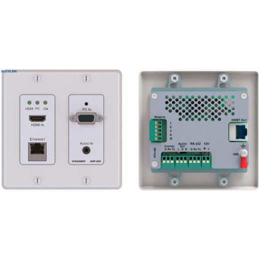 KRAMER WP-20/EU(W)-80 устройства передачи сигнала по витой паре